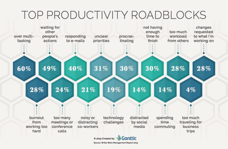 top productivity roadblocks for project management