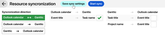 In Ganttic you can import and sync your personal or work calendars with the resource planner. 