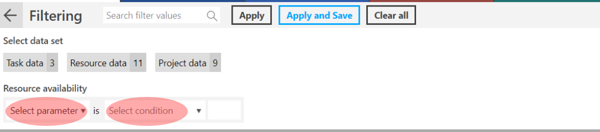 With the new Filtering options, you can select the parameters and conditions, meaning you have more control of what you see in when you plan!