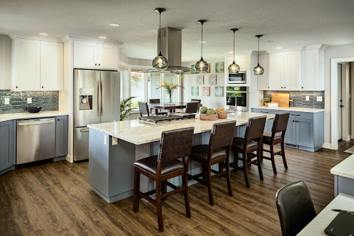 A kitchen remodel by G Christianson Construction, who can be more sustainable thanks to Ganttic resource planning. 