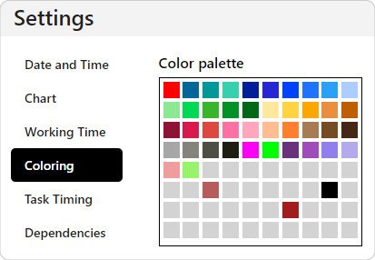 Color value – Graph workflow