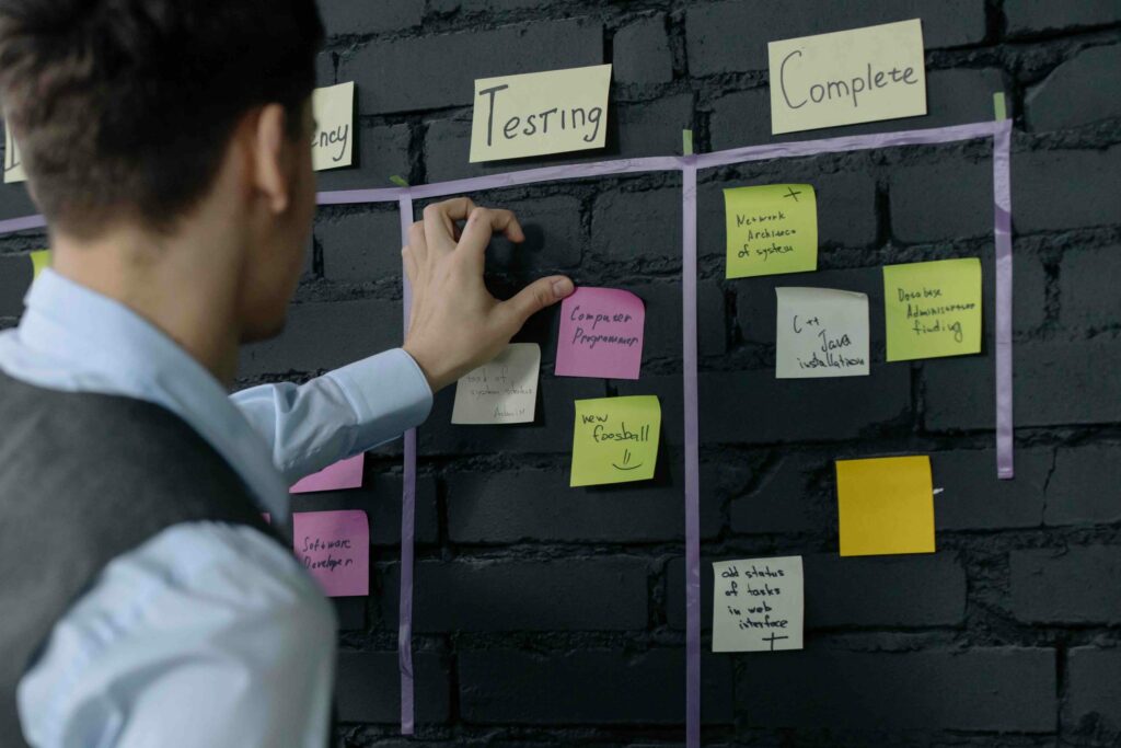 Kanban project management is suited for agile projects.