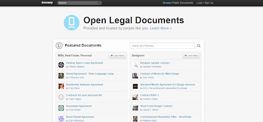 Docracy can help manage your legal affairs and is a perfect tool if you are a startup