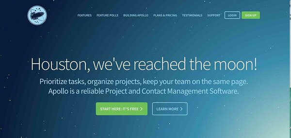 Apollo is project management software for virtual teams. 