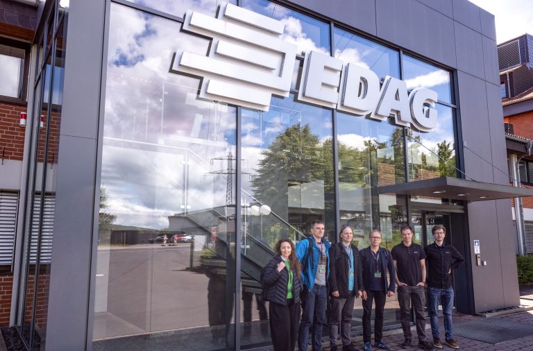 Ganttic & EDAG teams in EDAG's Fulda facility - Ganttic is EDAG'S equipment scheduling software