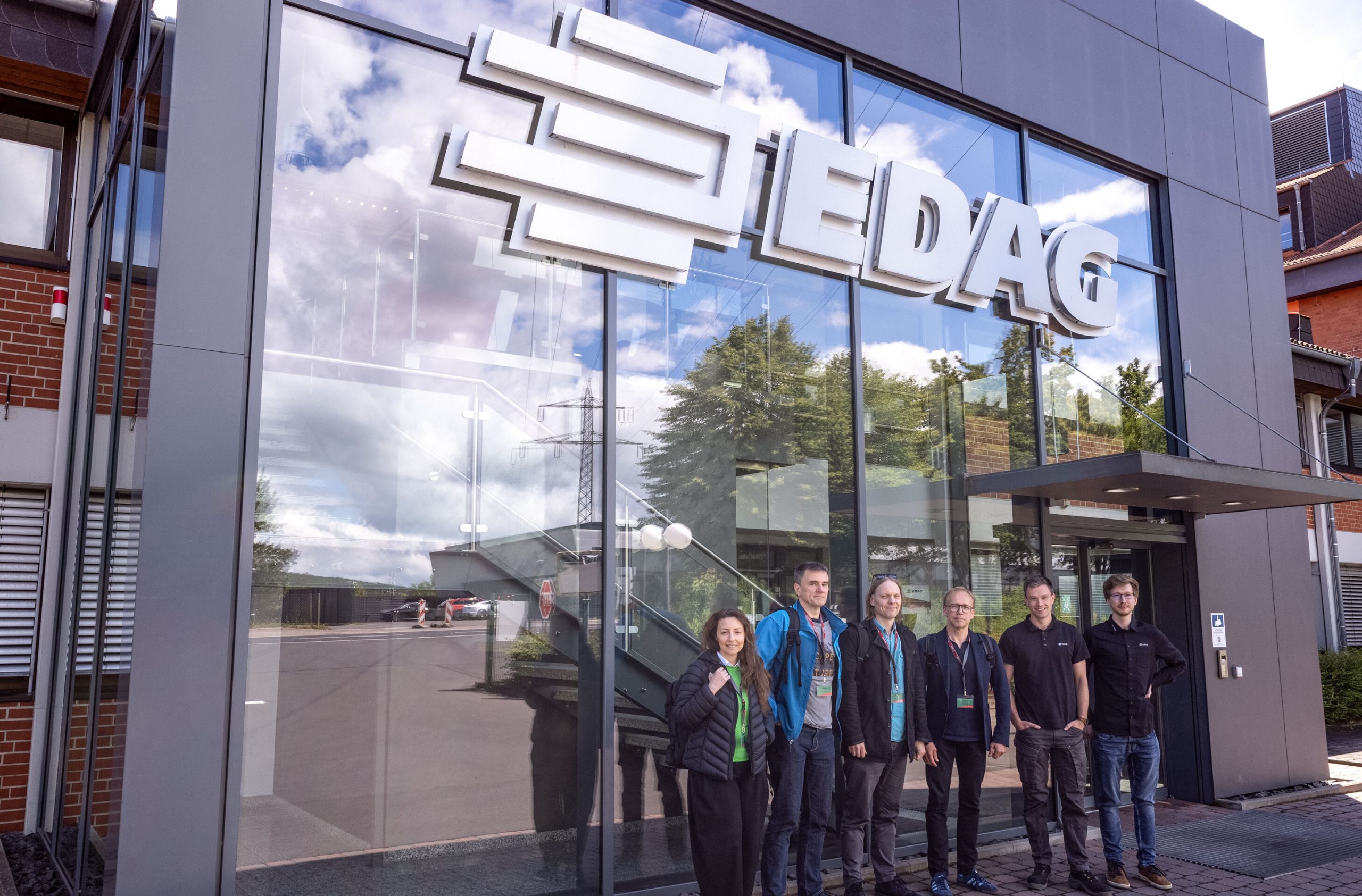 Ganttic & EDAG teams in EDAG's Fulda facility - Ganttic is EDAG'S equipment scheduling software