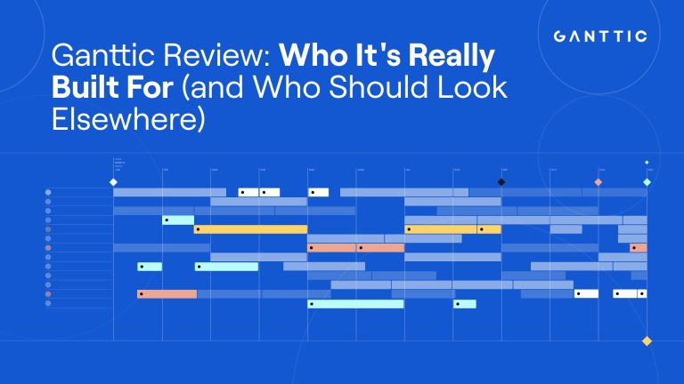 Ganttic review - who should use Ganttic and who should not