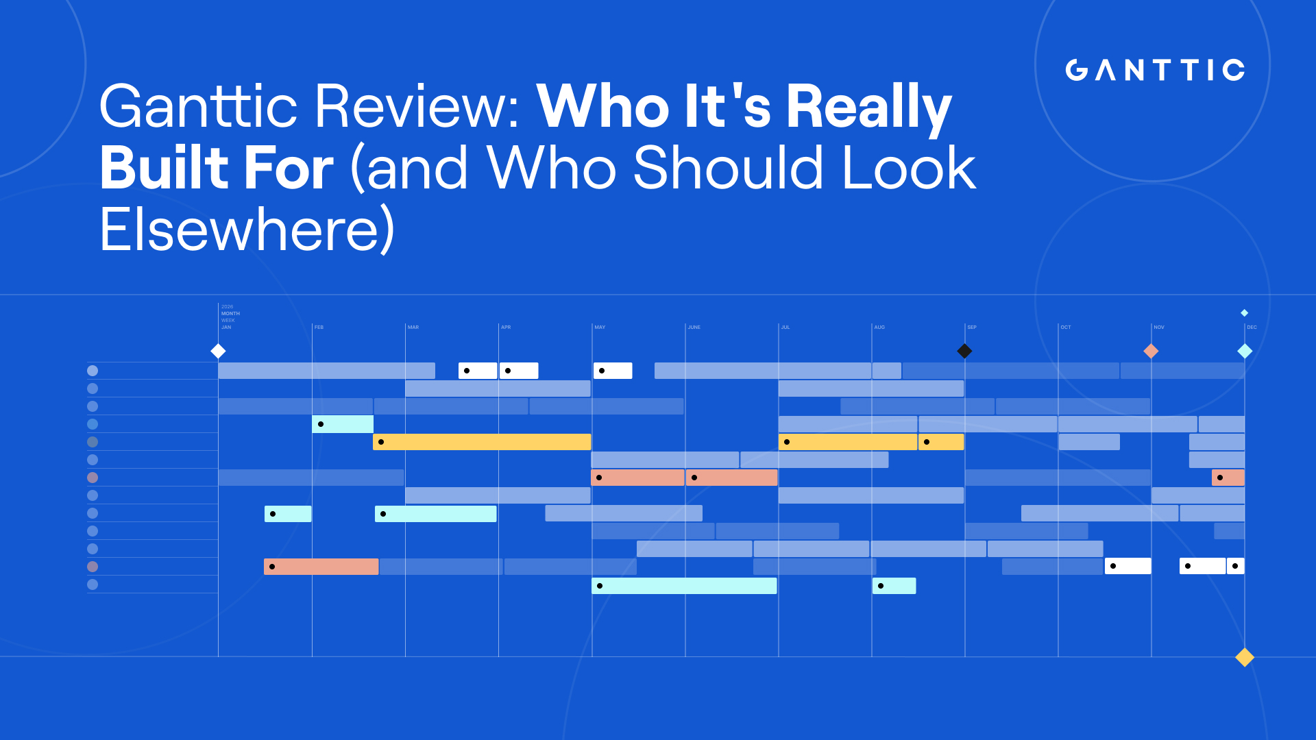 Ganttic review - who should use Ganttic and who should not